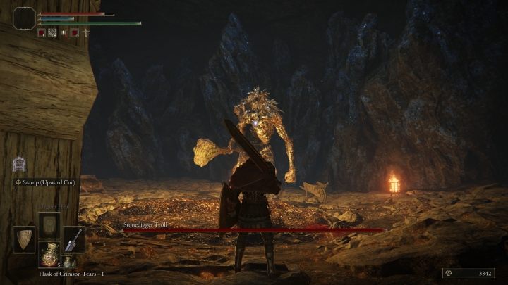 A good tactic is to get right below the enemy - Elden Ring: Stonedigger Troll - boss, how to beat? - Limgrave - Elden Ring Guide