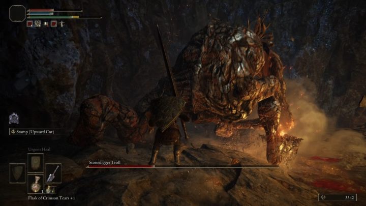 Killing the boss may take some time due to his high health pool - Elden Ring: Stonedigger Troll - boss, how to beat? - Limgrave - Elden Ring Guide