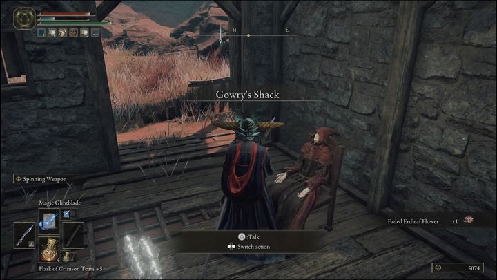 The Flash Stars spell is available for purchase from Gowry in his shed for 3000 Runes - Elden Ring: Sorceries and Incantations (Caelid) - lis of all - Caelid - Elden Ring Guide