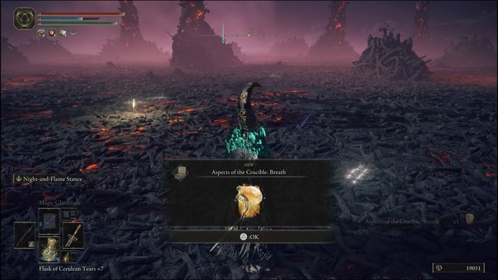 The fight should not differ significantly from other duels with Crucible Knights - Elden Ring: Sorceries and Incantations (Mt. Gelmir) - list of all - Mt. Gelmir - Elden Ring Guide