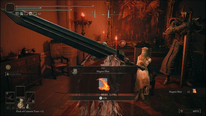 After completing the task, return to Tanith and she will reward you with the spell - Elden Ring: Sorceries and Incantations (Mt. Gelmir) - list of all - Mt. Gelmir - Elden Ring Guide