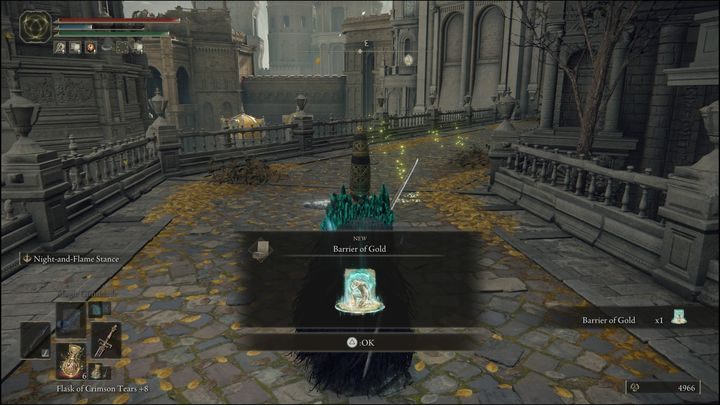Go to the place indicated on the map - Elden Ring: Sorceries and Incantations (Leyndell) - list of all - Leyndell - Elden Ring Guide