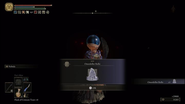 For defeating Fallen Twins, you will receive Runes (29,000) and Omenkiller Rollo Ashes - Elden Ring: Fell Twin - boss, how to defeat? - Leyndell, the royal capital - Elden Ring Guide