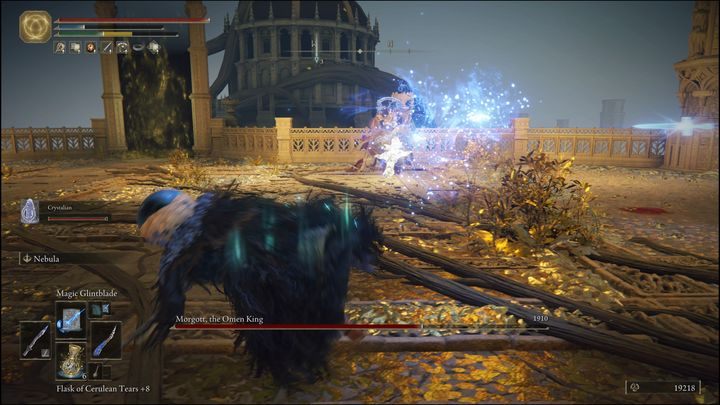 It is worth using the Magic Glintblade or quick Glimstone spell, especially if you want to defeat him solo - The Elden Ring: Morgott, The Omen King - boss, how to beat? - Leyndell, the royal capital - Elden Ring Guide