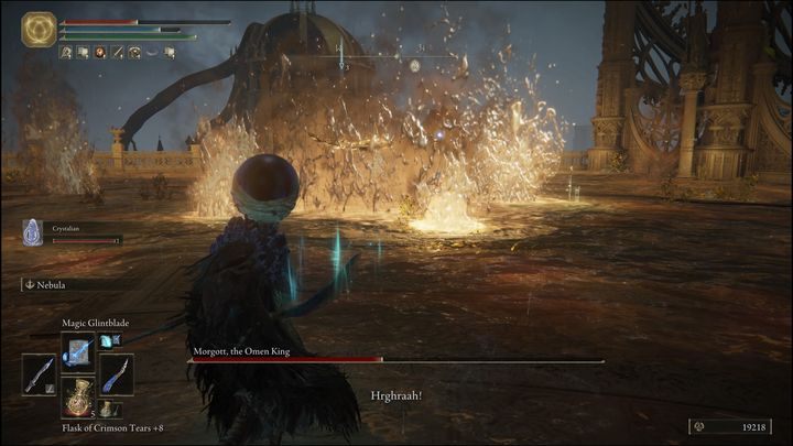 When the boss's HP drops to 50%, he will kneel down, and then the second phase will begin - The Elden Ring: Morgott, The Omen King - boss, how to beat? - Leyndell, the royal capital - Elden Ring Guide