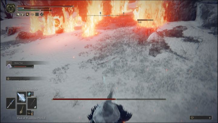 The second phase of the fight is characteristic - Elden Ring: Fire Giant - boss, how to beat? - Giant Mountain Peaks - Elden Ring Guide