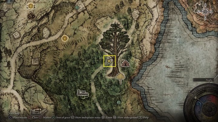 Map: Limgrave, East is located in Mistwood - Elden Ring: Map fragments - list, where to find them - FAQ - Elden Ring Guide