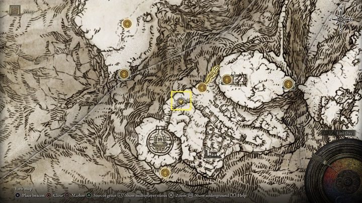 You can get to this region only after defeating Morgott in Leyndell, Royal Capital - Elden Ring: Map fragments - list, where to find them - FAQ - Elden Ring Guide