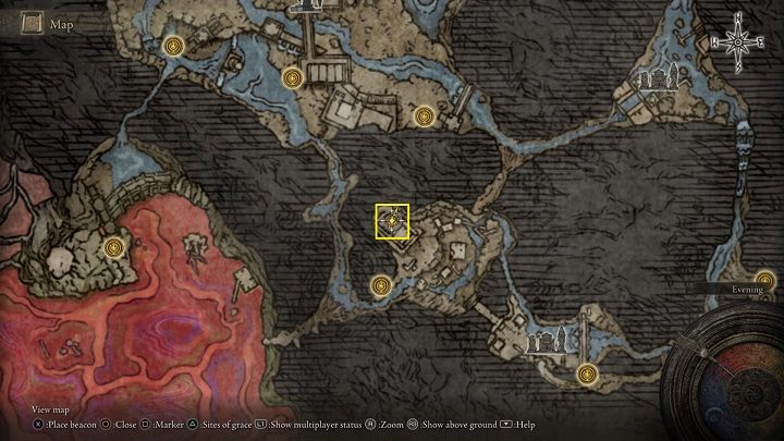 This is a place in underground, where you can go using a special elevator located in Liurnia of the Lakes - Elden Ring: Map fragments - list, where to find them - FAQ - Elden Ring Guide