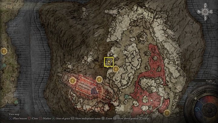 The Mohgwyn Palace map is very close to where you start - Elden Ring: Map fragments - list, where to find them - FAQ - Elden Ring Guide