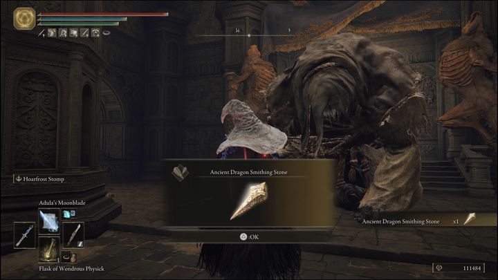 The final Deathroot you can give Gurranq will be exchanged for the Ancient Dragon Smithing Stone, which is used to upgrade weapons to level 25 - Elden Ring: Gurranq, Beast Clergyman - walkthrough - Quests - Elden Ring Guide
