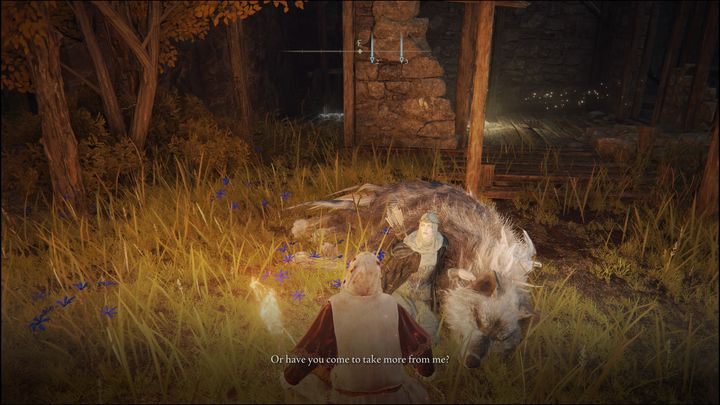 Defeating the boss unlocks another area, the aforementioned shed - Elden Ring: Latenna, the Albinauric - walkthrough - Quests - Elden Ring Guide
