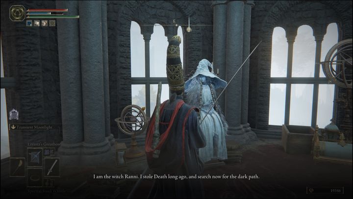 Ranni will ask you to go talk to the projections of her companions who will be essential throughout the course of the first quest - Elden Ring: Ranni questline - walkthrough - Quests - Elden Ring Guide