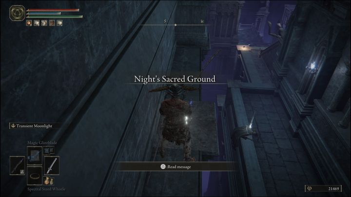 As you're near the site of grace, climb the ledge to return to the city - Elden Ring: Ranni questline - walkthrough - Quests - Elden Ring Guide