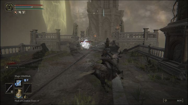 Once you have used the platform, you will find yourself on a bridge - Elden Ring: Ranni questline - walkthrough - Quests - Elden Ring Guide