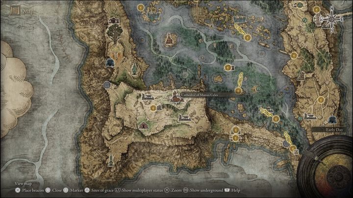 Travel to Cathedral of Manus Celes - Elden Ring: Ranni questline - walkthrough - Quests - Elden Ring Guide