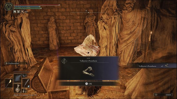 To get to the enemy, you need to get to the interior of the castle and climb a long ladder that leads to the castle walls - Elden Ring: Millicent and Gowry questline - walkthrough - Quests - Elden Ring Guide