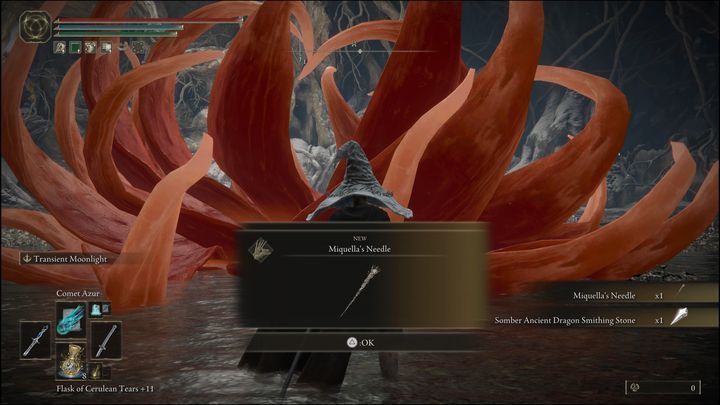 After defeating Millicent, get in the center of the arena and approach the big flower - Elden Ring: Millicent and Gowry questline - walkthrough - Quests - Elden Ring Guide