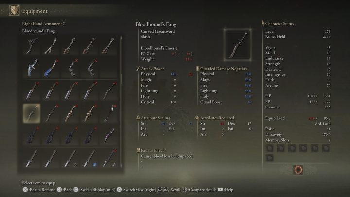 A very well-balanced weapon that can be obtained relatively quickly - Elden Ring: Best weapons - list - Basics - Elden Ring Guide