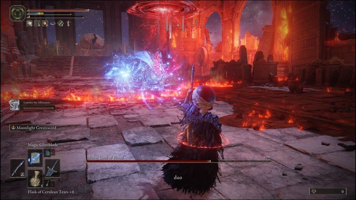 However, if you can't use Comet Azur, use the charged Magic Glintblade spell - Elden Ring: Mohg, Lord of Blood - boss, how to beat? - Siofra River - Elden Ring Guide