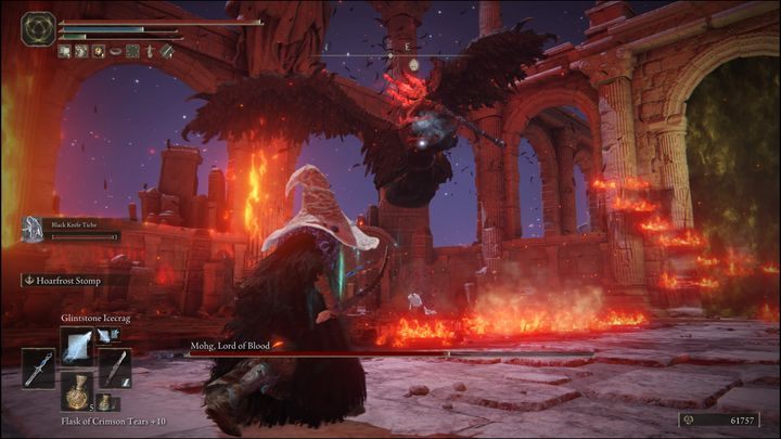 Watch out mainly for the attack in which the boss rises into the air - Elden Ring: Mohg, Lord of Blood - boss, how to beat? - Siofra River - Elden Ring Guide