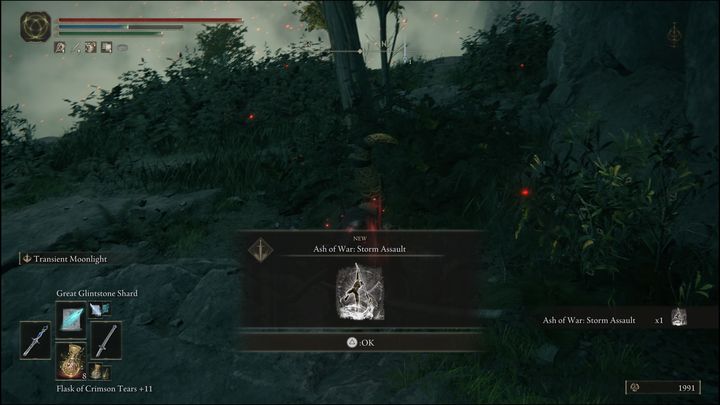 The Storm Assault requires some extra effort - Elden Ring: Ashes of War and Spirit Ashes (Limgrave) - list of all - Limgrave - Elden Ring Guide