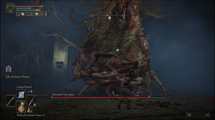 Once you reach the end, you need to face Ulcerated Tree Spirit - Elden Ring: Ashes of War and Spirit Ashes (Limgrave) - list of all - Limgrave - Elden Ring Guide