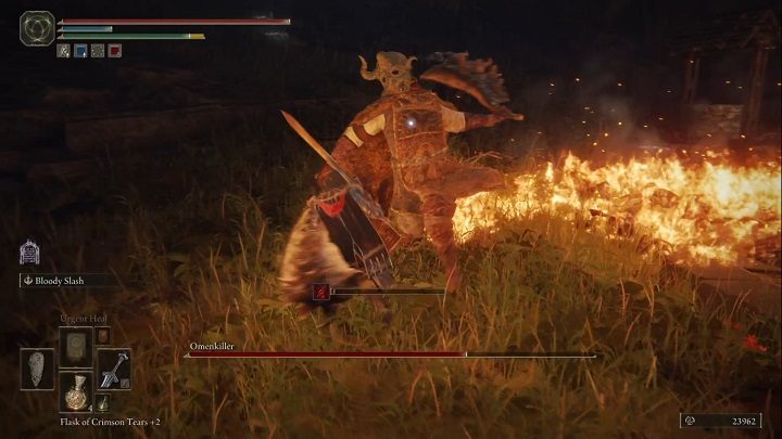 Moreover, Omenkiller can breathe fire if you are directly in front of you - Elden Ring: Omenkiller - boss, how to beat? - Liurnia of the Lakes - Elden Ring Guide