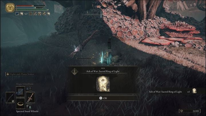 This one is obtained from a scarab in the eastern part of Swamp of Aeonia - Elden Ring: Ashes of War and Spirit Ashes (Caelid) list of all - Caelid - Elden Ring Guide
