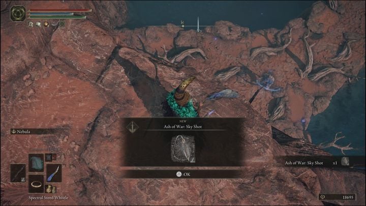 The final Ash of War in Caelid is behind the Isolated Merchant's Shack - Elden Ring: Ashes of War and Spirit Ashes (Caelid) list of all - Caelid - Elden Ring Guide