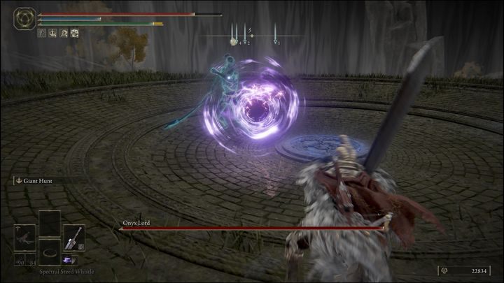 If you stay far away from the boss, he will often conjure a gravity sphere that is fast and can hit you - Elden Ring: Alabaster Lord boss encounter - how to defeat? - Weeping Peninsula - Elden Ring Guide