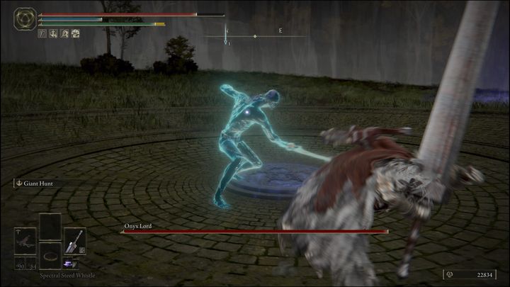 When you are in melee range, the boss will often strike with his sword - Elden Ring: Alabaster Lord boss encounter - how to defeat? - Weeping Peninsula - Elden Ring Guide