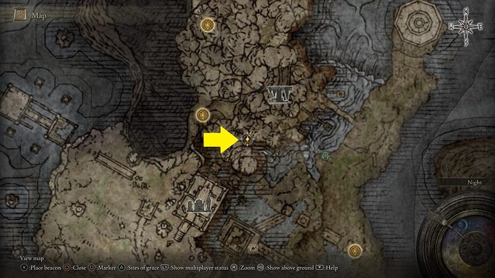 From there, head northwest , where you will find the Dragonkin Soldier of Nokstella lying in the water on the plateau - Elden Ring: Dragonkin Soldier of Nokstella boss battle - how to defeat? - Ainsel River - Elden Ring Guide