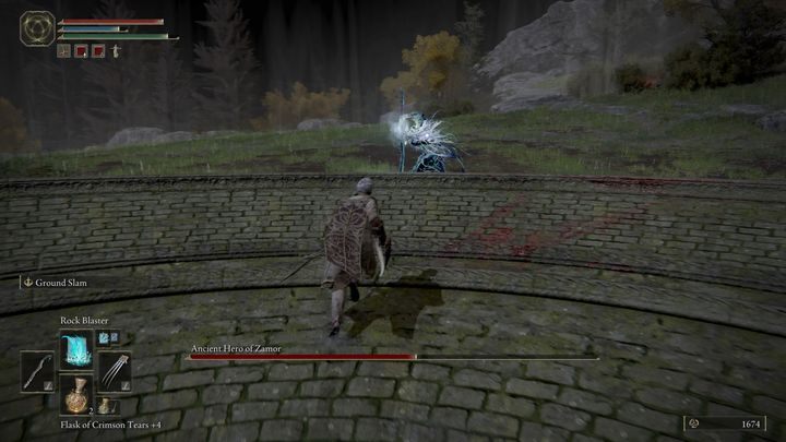 When the enemy starts using ice spells, run to the side - Elden Ring: Ancient Hero of Zamor - boss, how to beat? - Weeping Peninsula - Elden Ring Guide