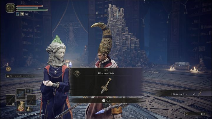 If you rest at the site of grace and return to the Raya Luccaria Grand Library, you will see that Sorceress Sellen has transformed - Elden Ring: Sorceress Sellen - walkthrough - Quests - Elden Ring Guide