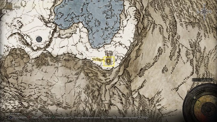 First Church of Marika is located in the northeast of the Mountaintops of the Giants - Elden Ring: Sacred Tears - where to find? - FAQ - Elden Ring Guide