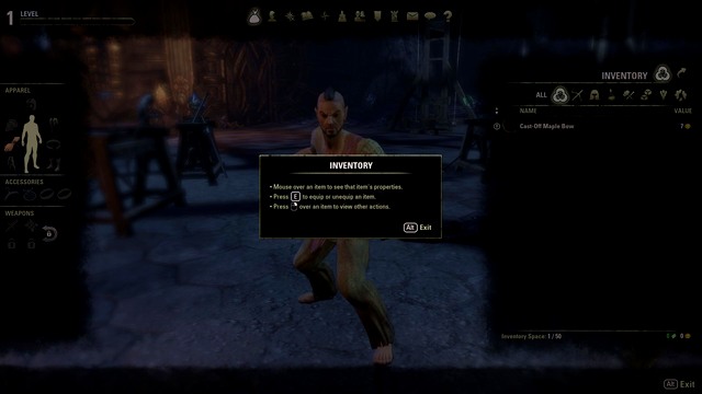 elder scrolls online increase inventory