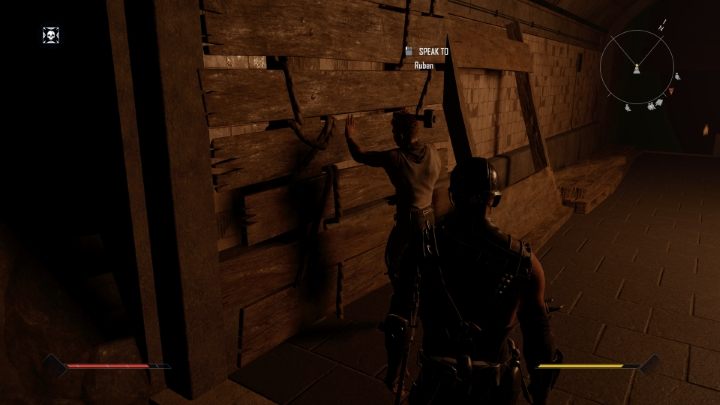 If you decided to send the slaves to work, Ruben will be grateful for your help and will inspect the tunnel with you - Elex 2: The Duties of an Overseer - Morkon - Elex 2 Guide