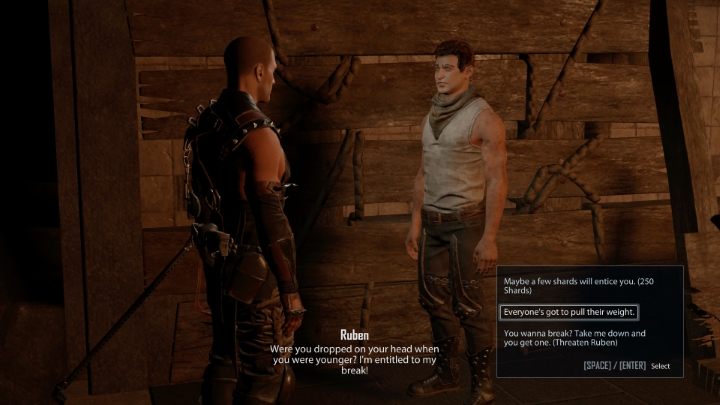 If you decided to kill or free the slaves, Ruben and the remaining miners won't work for you - Elex 2: The Duties of an Overseer - Morkon - Elex 2 Guide