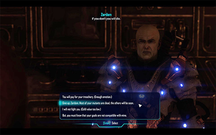 You can let Zardom go or you can kill him - The Future of Magalan - Walkthrough of The Finale - The Finale - Elex Game Guide