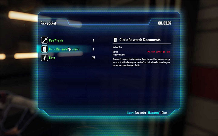 You’ll need to acquire four pieces of Cleric Research Documents - On Behalf of the Claws - Walkthrough of Abessa - Abessa - Elex Game Guide