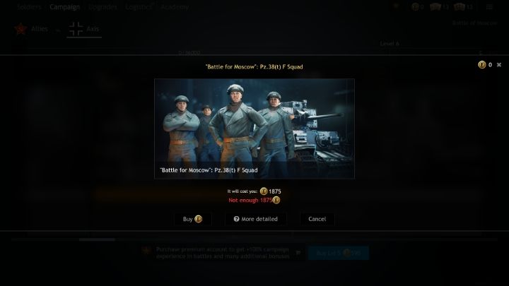 For premium currency, you can get instant access to most items in the game. - Enlisted: Microtransactions - how do they affect the game? - FAQ - Enlisted Guide