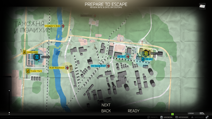 escape from tarkov maps inventory