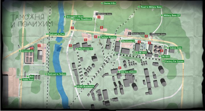 Map Street Of Tarkov Escape From Tarkov Every Extraction Point In 