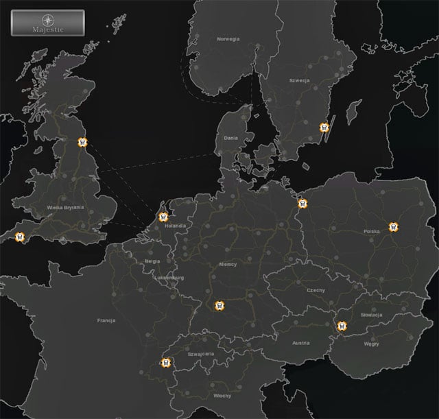 Havoc hit Horse ETS 2: Scandinavia - Majestic, Renault, Scania, Volvo - maps - Euro Truck  Simulator 2: Scandinavian Expansion Game Guide | gamepressure.com