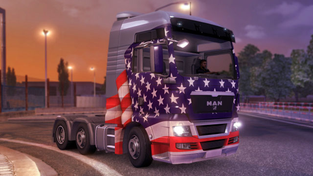 This add-on gives you four additional paint jobs in the Brazilian colors - Official add-ons - DLC in Euro Truck 2 - First steps - Euro Truck Simulator 2 Game Guide
