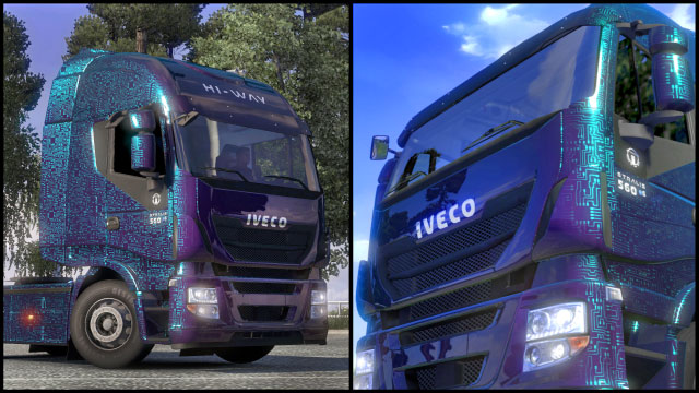 This add-on gives you six additional paint jobs in the Fantasy colors - Official add-ons - DLC in Euro Truck 2 - First steps - Euro Truck Simulator 2 Game Guide