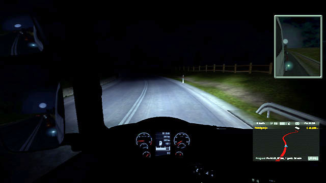 nogle få hvile mens ETS2: Setting lights - Driving Guide | gamepressure.com