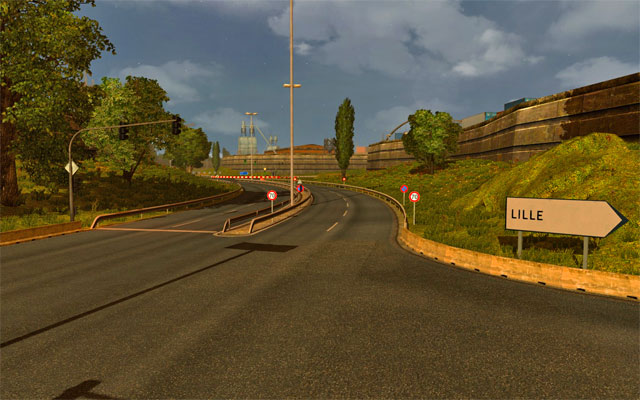 France has a network of convenient (mostly two lane) highways - France | Roads - Roads - Euro Truck Simulator 2 Game Guide