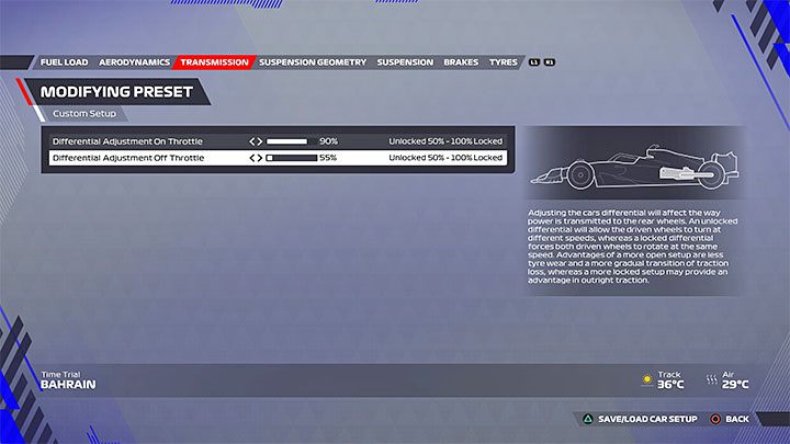 2 - F1 22: Bahrain - recommended setup - Configurations - F1 22 Guide